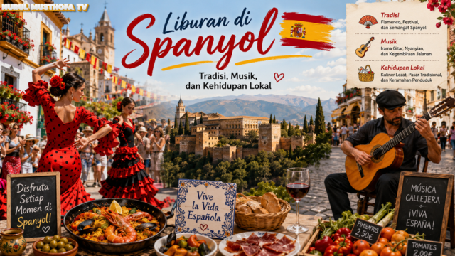Liburan di Spanyol dengan Tradisi, Musik, dan Kehidupan Lokal