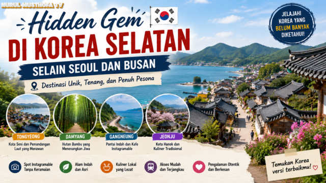 Hidden Gem Korea Selatan Selain Seoul dan Busan