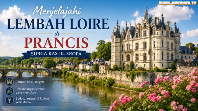 Menjelajahi Lembah Loire di Prancis, Surga Kastil Eropa